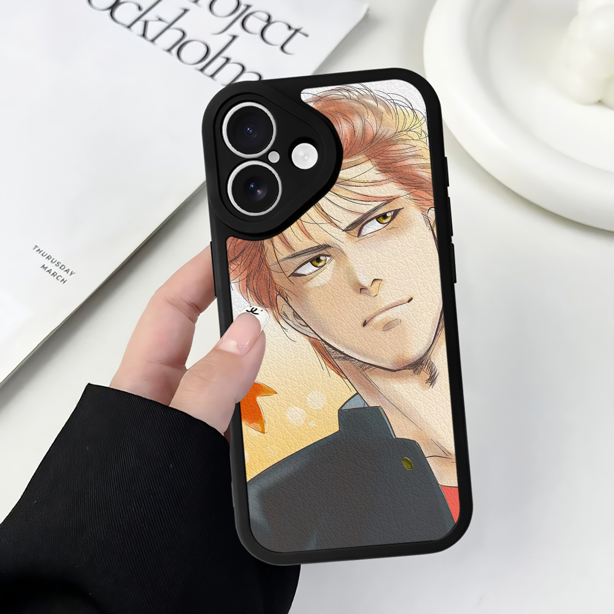 （画像用） SLAM DUNK／スラムダンク 【iPhone 16シリーズ対応】シリコンスマホケース（レザー調） 材質：シリコン